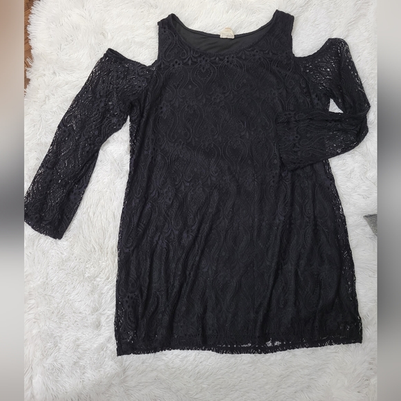Ultra Flirt Plus • Vintage| Allover Lace w/Off-Shoulder Long Sleeve sz 3X - Picture 4 of 10